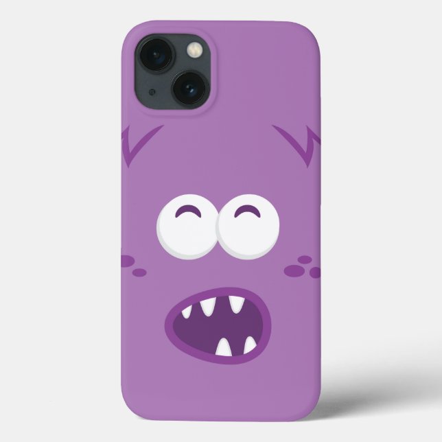 Purple Monster Face iPad Mini Case (Back)