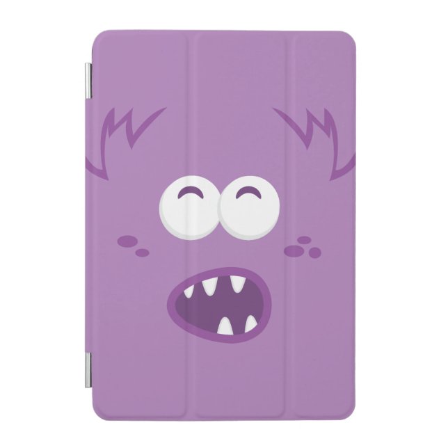 Purple Monster Face iPad Mini Case (Front)