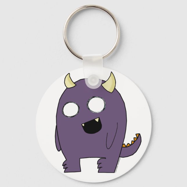 Purple Monster Keychain (Front)