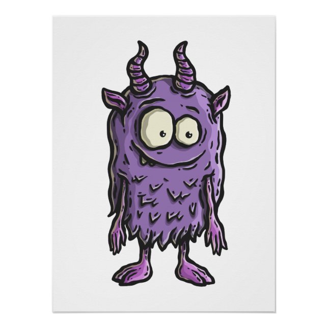 Purple Monster Poster (Front)