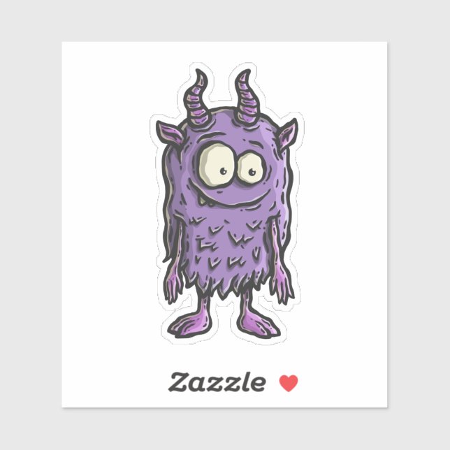Purple Monster Sticker (Sheet)