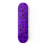 Purple Monsters Skateboard Deck