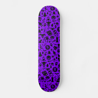 Purple Monsters Skateboard Deck