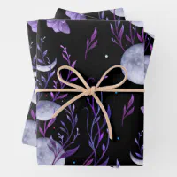 Christmas holiday deep dark saturated brown wrapping paper sheets