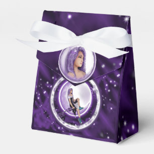 Purple Moon Child Favor Box
