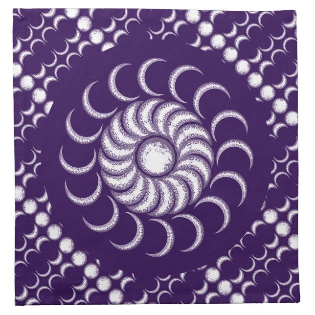 Purple Moon Child Napkins (Front)