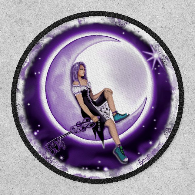 Purple Moon Child Patch (Front)
