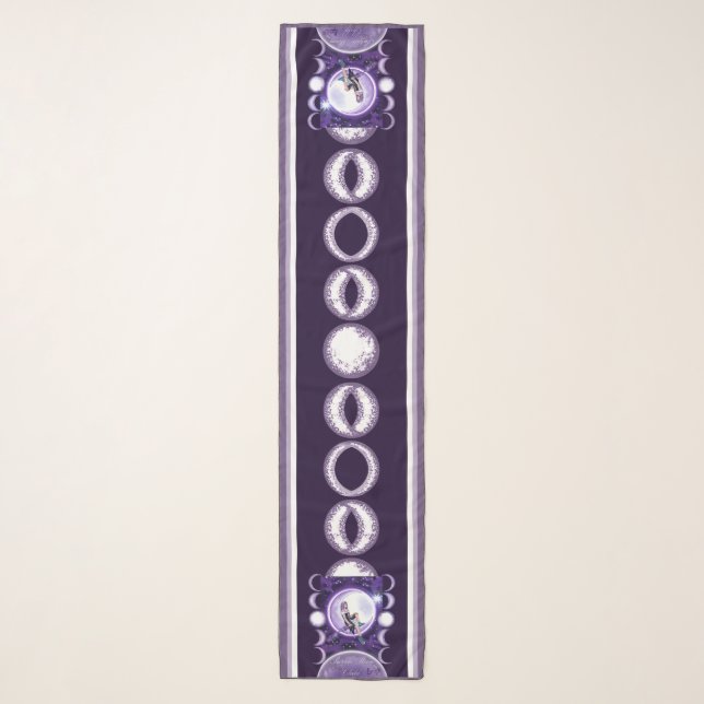 Purple Moon Child Scarf (Front)