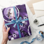 Purple Moon Child Wrapping Paper