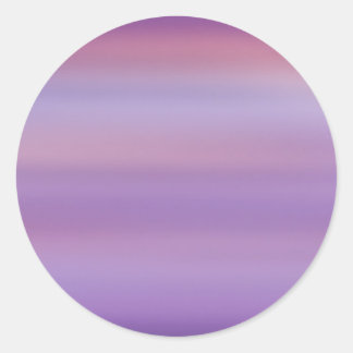 Purple Moon Mist Classic Round Sticker