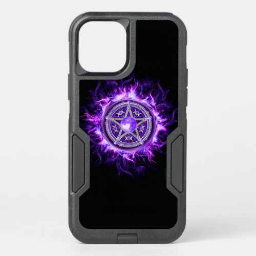 Purple Moon Pentagram OtterBox Commuter iPhone 12 Case