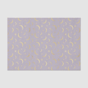 Purple Moon Stars  (Design 8 of the Purple Series) Tissue Paper