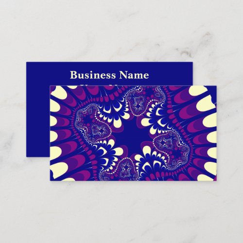 Purple Morning Glory Flower Business Card