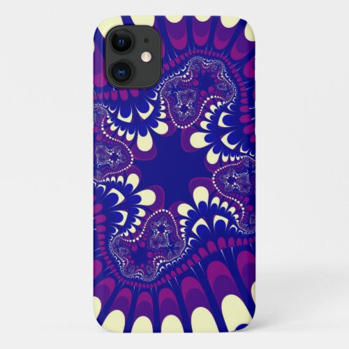 Purple Morning Glory Flower iPhone 11 Case