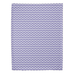 Purple Moroccan Moods Chevrons Duvet Cover