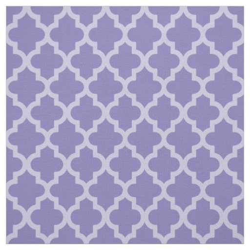 Purple Moroccan Moods Quatrefoil Fabric