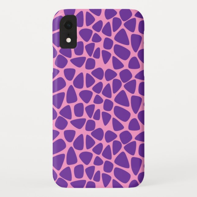 Purple Mosaic Case-Mate iPhone Case (Back)