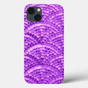 Purple Mosaic Design iPad Mini Case