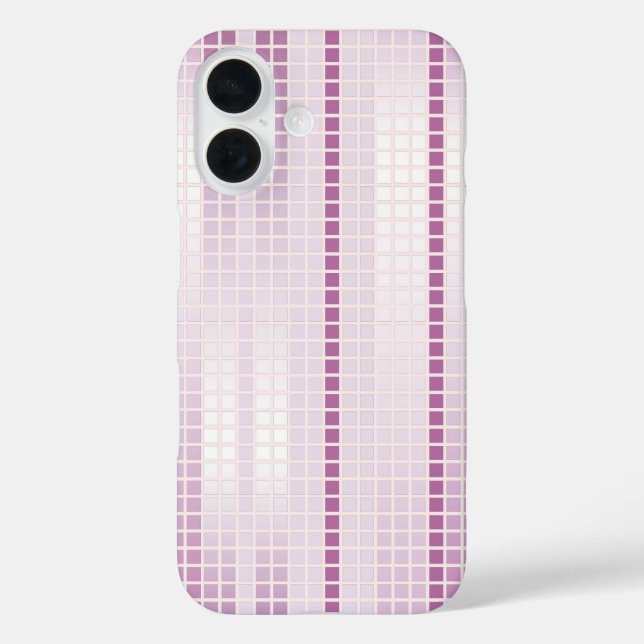 Purple Mosaic Tiles Case-Mate iPhone Case (Back)