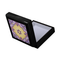 Purple Mosaic with Magen David Gift Box