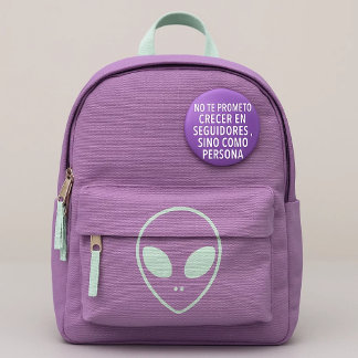 Purple motivating sheet - I don't promise to grow Button