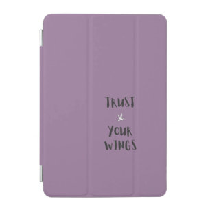 Purple motivation positive quote affirmations iPad mini cover