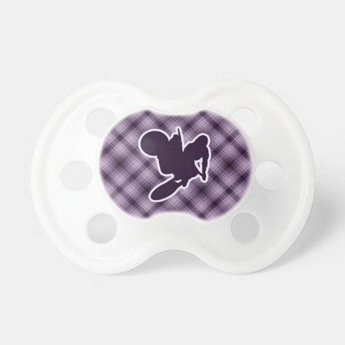 Purple Motocross Whip Pacifier