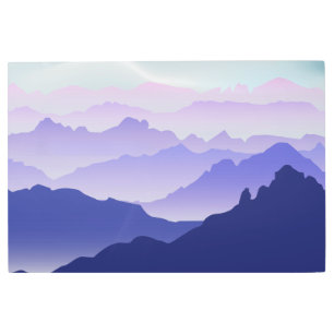 Purple Mountain Magesties Metal Wall Art