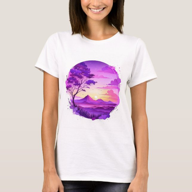 Purple Mountain Trinity' T-Shirt (Front)