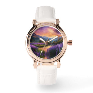 Purple Mountain Valley Sunrise Watch