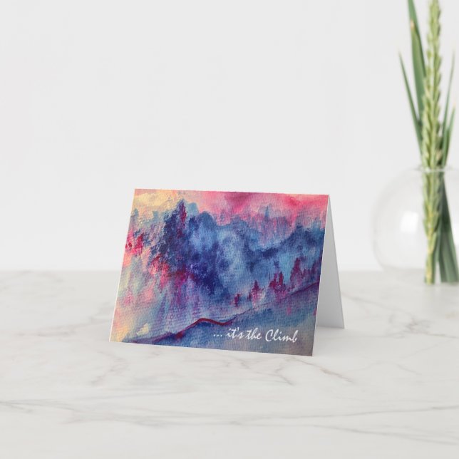 Purple Mountains Majesty Card (Front)