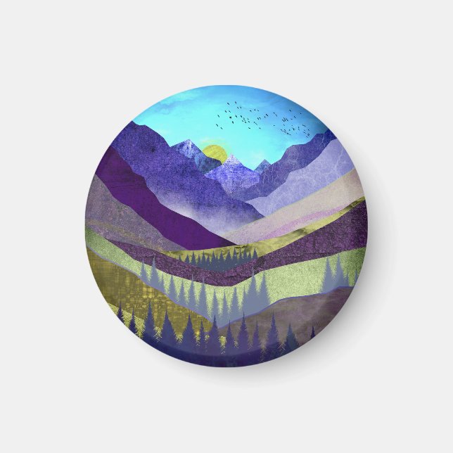 Purple Mountains Majesty Magnet (Front)