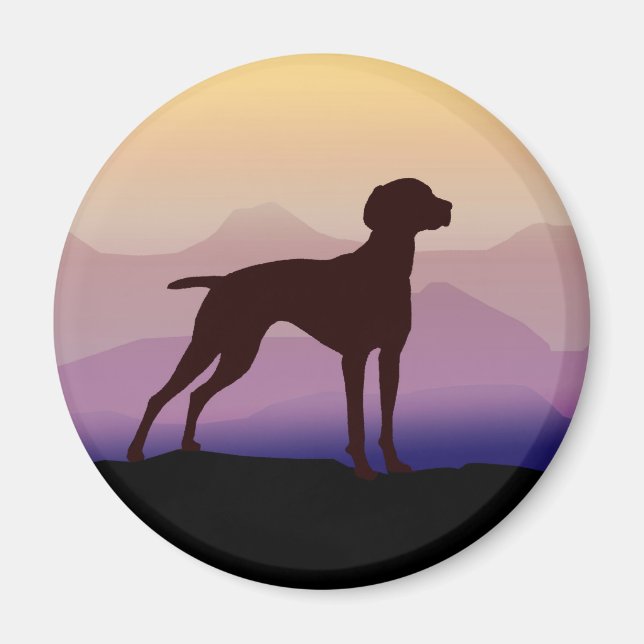 Purple Mountains Vizsla Magnet (Front)