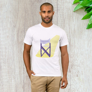 Purple Movie Directors Chair with Spotlight T-Shirt
