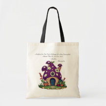 Purple Mushroom House Aurelius Positivity Quote