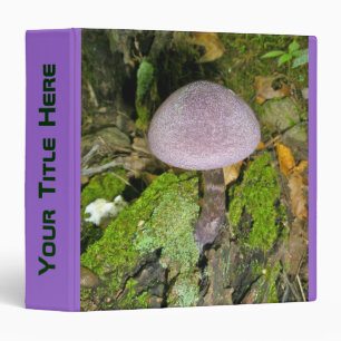 Purple Mushroom in Moss Binder