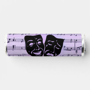 Purple Music and Theater Masks Breath Savers® Mints