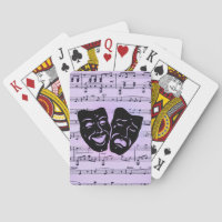 Purple Music and Theater Masks