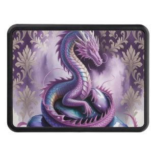 Purple Mystic Dragon Gothic Hitch Cover