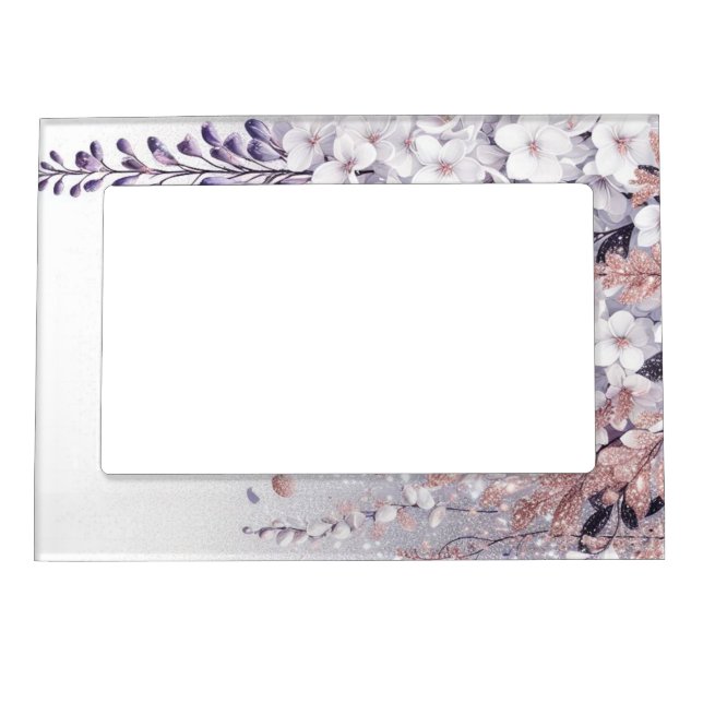 Purple Mystical Wisteria Drift Magnetic Frame (Front)