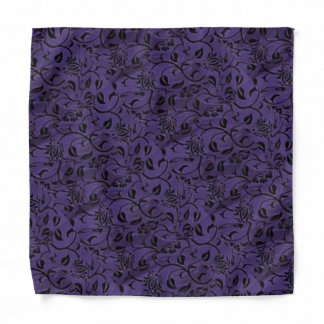 purple n black bandana