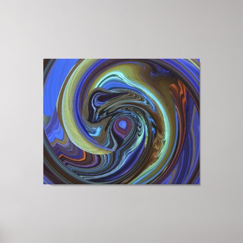 Purple N Gold Dream Catcher Abstract Canvas Print