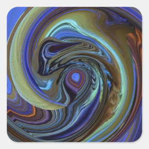 Purple N Gold Dream Catcher Abstract Stickers