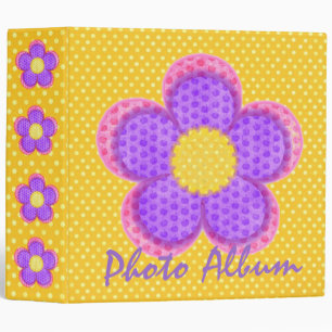 Purple n Pink Flower Album Binder