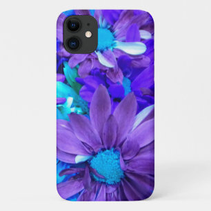 Purple N Turquoise Bouquet iPhone 11 Case