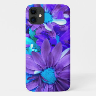 Purple N Turquoise Bouquet iPhone 11 Case