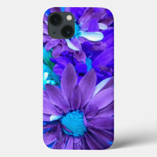 Purple N Turquoise Bouquet iPad Case