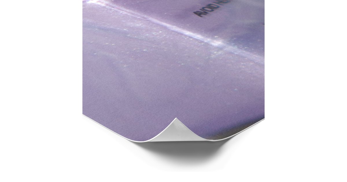 Purple Nail Polish Poster | Zazzle