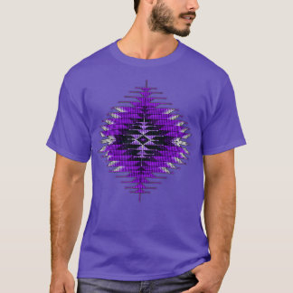 Purple Native American SouthwestStyle Sunburst T-Shirt