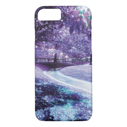Purple Nature Scene iPhone 87 Case